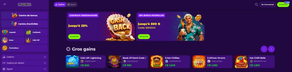 Gambloria Cashlib